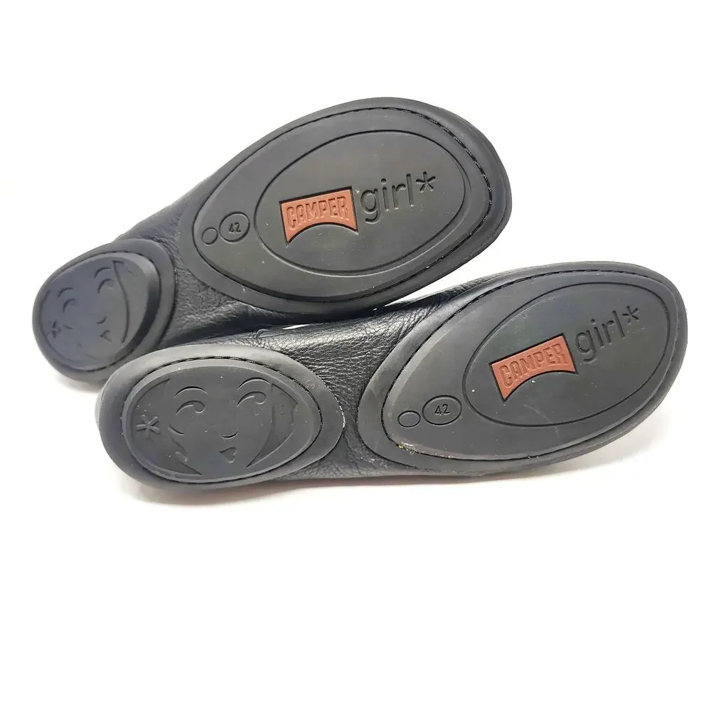 Camper Shoes Womens 11 Boots Right Nina Ankle Slip On Black Leather 42 - Picture 7 of 8